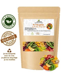 Alternative view of 500 Mix de Fruits Lyophilisés Naturels – 100% Fruits – Sans Sucre Ajouté – Snack Sain & Croquant